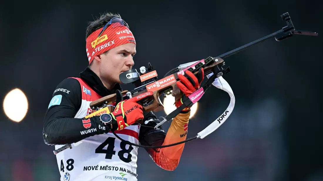 Philipp Horn wird im Sprint von Le Grand-Bornand bester Deutscher. - Bild: Hendrik Schmidt/dpa