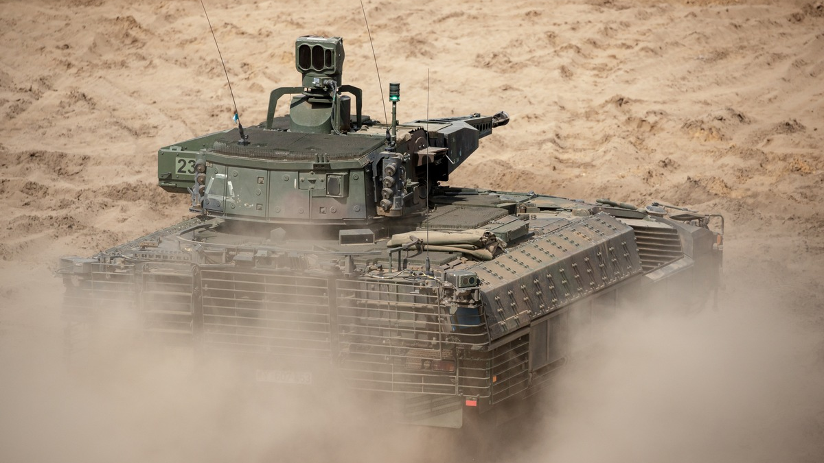 Weitere Reaktivschutzmodule für die Kriegstauglichkeit des Schützenpanzer Puma - Foto: presseportal.de
