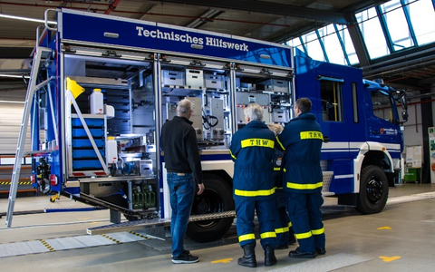 THW HB-NDS: Drei neue Gerätekraftwagen für Bremen und Niedersachsen - Foto: presseportal.de