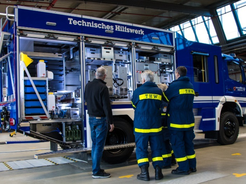 THW HB-NDS: Drei neue Gerätekraftwagen für Bremen und Niedersachsen - Foto: presseportal.de