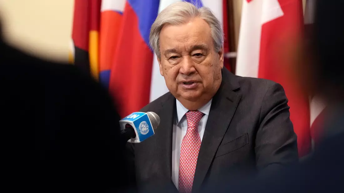 UN-Chef Guterres verurteilt die Eskalation zwischen Israel und der Huthi-Miliz im Jemen. (Archivbild) - Bild: Richard Drew/AP/dpa