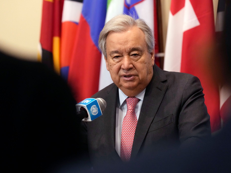 UN-Chef Guterres verurteilt die Eskalation zwischen Israel und der Huthi-Miliz im Jemen. (Archivbild) - Foto: Richard Drew/AP/dpa