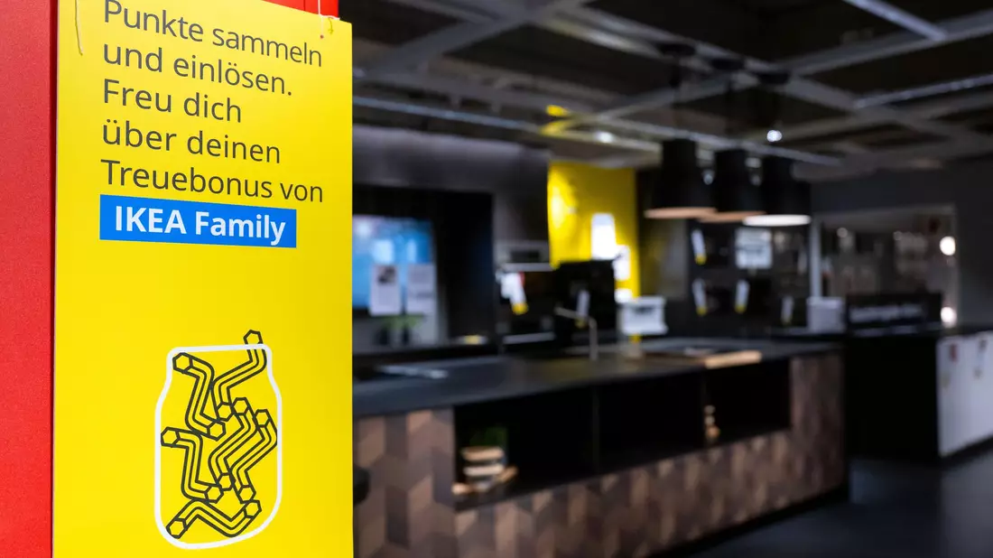 Auch bei Ikea können Kunden Punkte sammeln. (Symbolbild) - Bild: Sven Hoppe/dpa