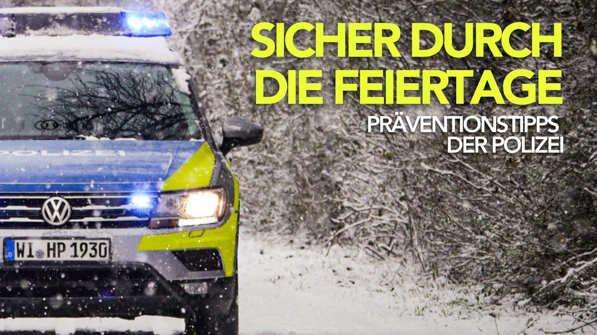 POL-DA: Südhessen: Sicher durch die Weihnachtszeit / Präventionstipps der Polizei - Foto: presseportal.de