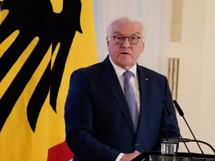 Bundespräsident Steinmeier gibt seine Entscheidung zur Auflösung des Bundestags bekannt. (Archivbild) - Foto: Carsten Koall/dpa