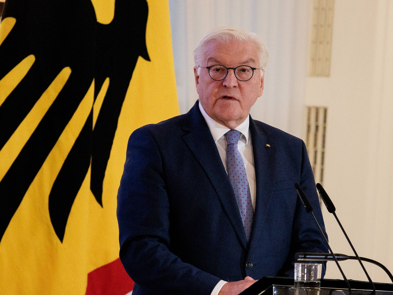 Bundespräsident Steinmeier gibt seine Entscheidung zur Auflösung des Bundestags bekannt. (Archivbild) - Foto: Carsten Koall/dpa