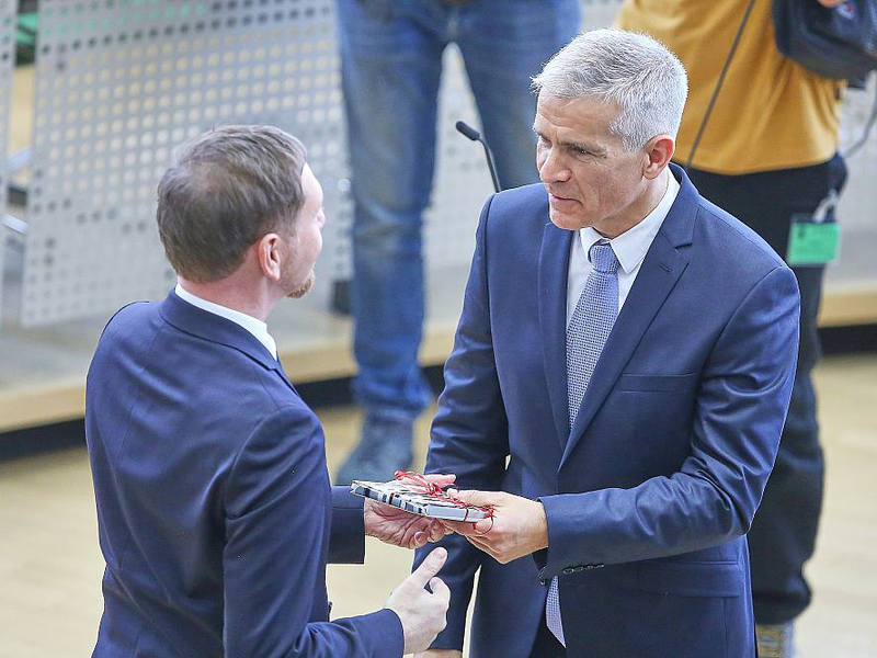 Michael Kretschmer und Matthias Berger am 18.12.2024 - Foto: über dts Nachrichtenagentur