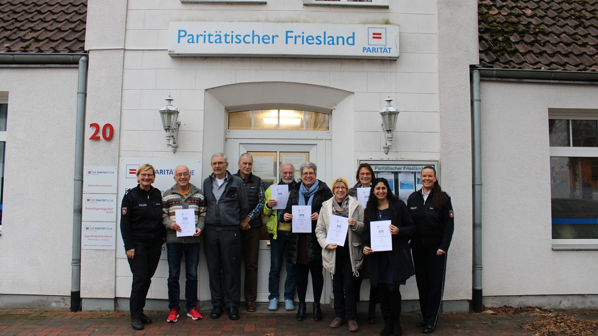 POL-WHV: Sicherheitsberatung für Seniorinnen und Senioren - Ausbildung durch die Polizei im Landkreis Friesland - Foto: presseportal.de