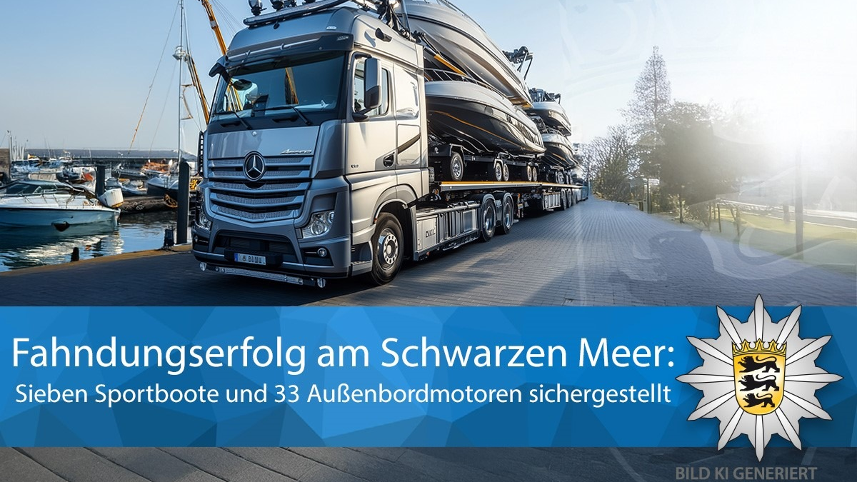 LKA-BW: Bootskriminalität: Konstanzer Fahnder erneut am Schwarzen Meer erfolgreich - Gemeinsame Pressemitteilung des Polizeipräsidiums Einsatz und des Landeskriminalamtes Baden-Württemberg - Foto: presseportal.de