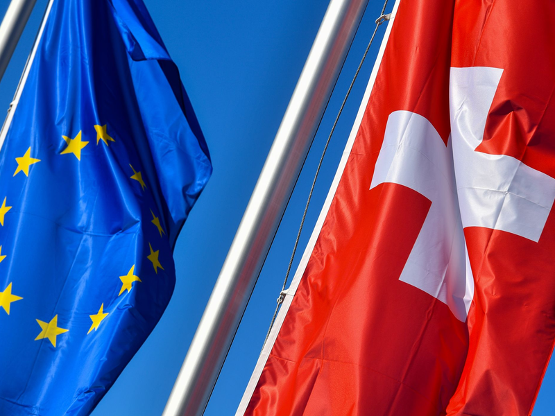 Die Schweiz gehört unter anderem zum Schengenraum der europäischen Länder. (Archivbild) - Foto: Patrick Pleul/dpa-Zentralbild/dpa