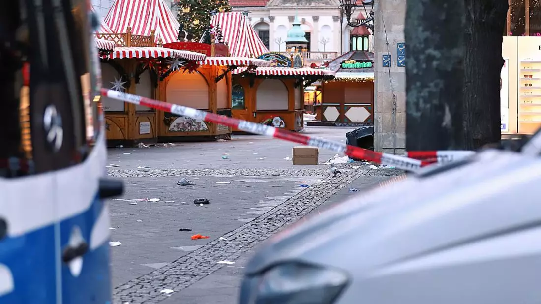 Anschlag auf Magdeburger Weihnachtsmarkt am 21.12.2024 - Bild: über dts Nachrichtenagentur