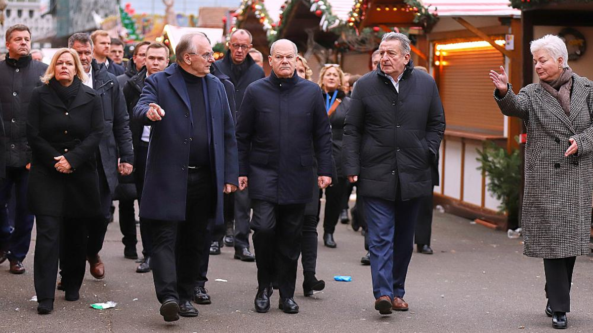 Olaf Scholz nach Anschlag auf Magdeburger Weihnachtsmarkt am 21.12.2024 - Foto: über dts Nachrichtenagentur