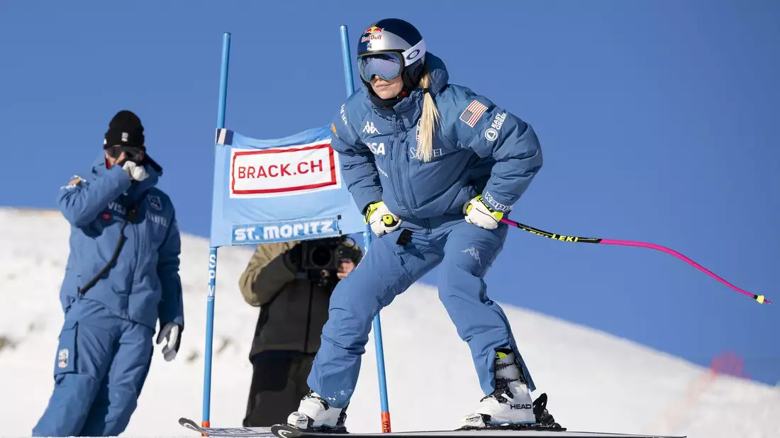 Ist zurück im Alpin-Weltcup: Lindsey Vonn. - Bild: Jean-Christophe Bott/KEYSTONE/dpa