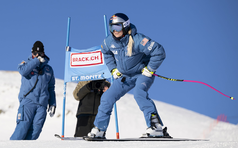 Ist zurück im Alpin-Weltcup: Lindsey Vonn. - Foto: Jean-Christophe Bott/KEYSTONE/dpa