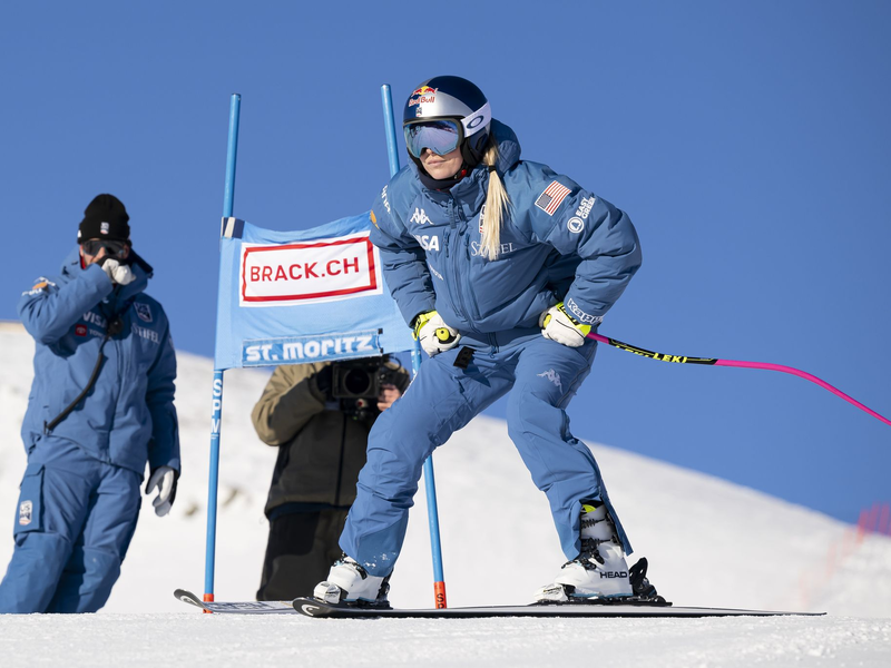 Ist zurück im Alpin-Weltcup: Lindsey Vonn. - Foto: Jean-Christophe Bott/KEYSTONE/dpa