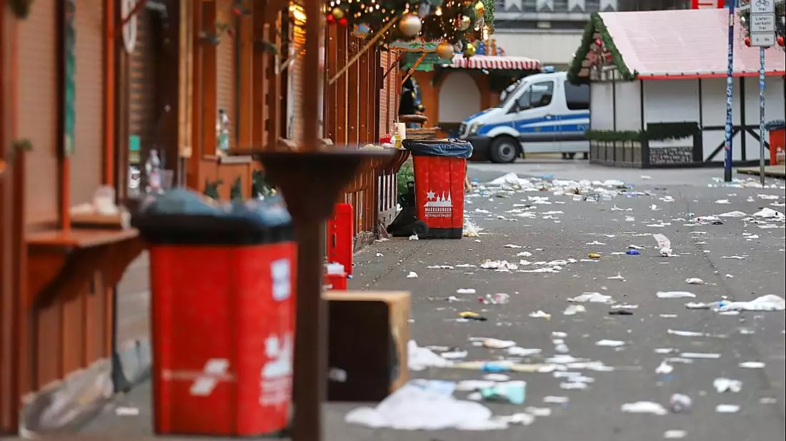Tatort nach Anschlag auf Magdeburger Weihnachtsmarkt (Archiv) - Bild: über dts Nachrichtenagentur