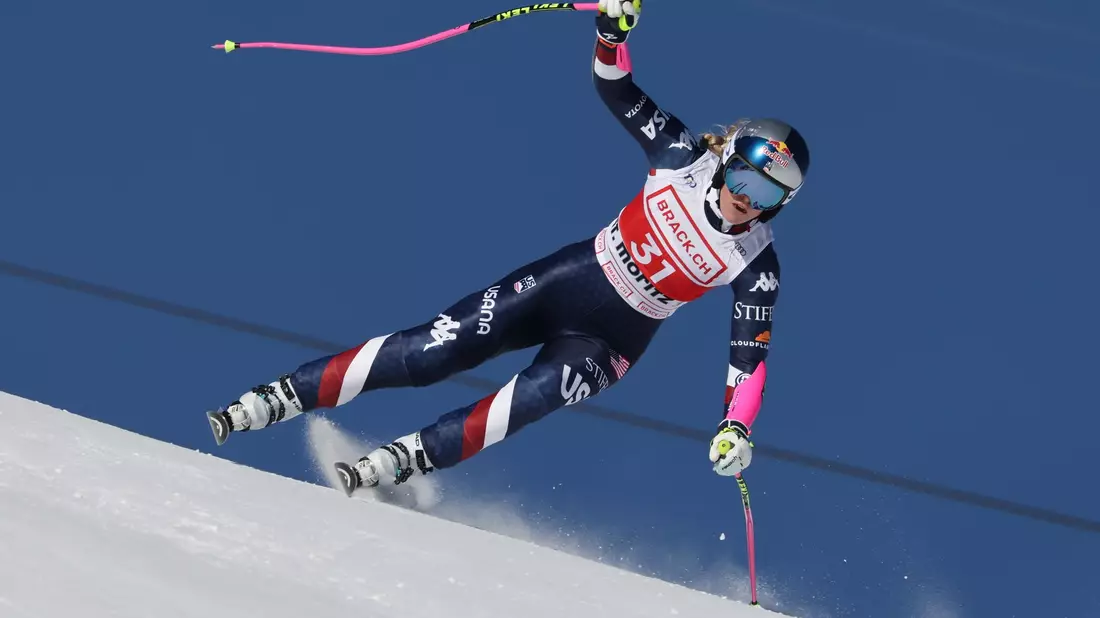 Voll in Aktion: Lindsey Vonn. - Bild: Marco Trovati/AP/dpa