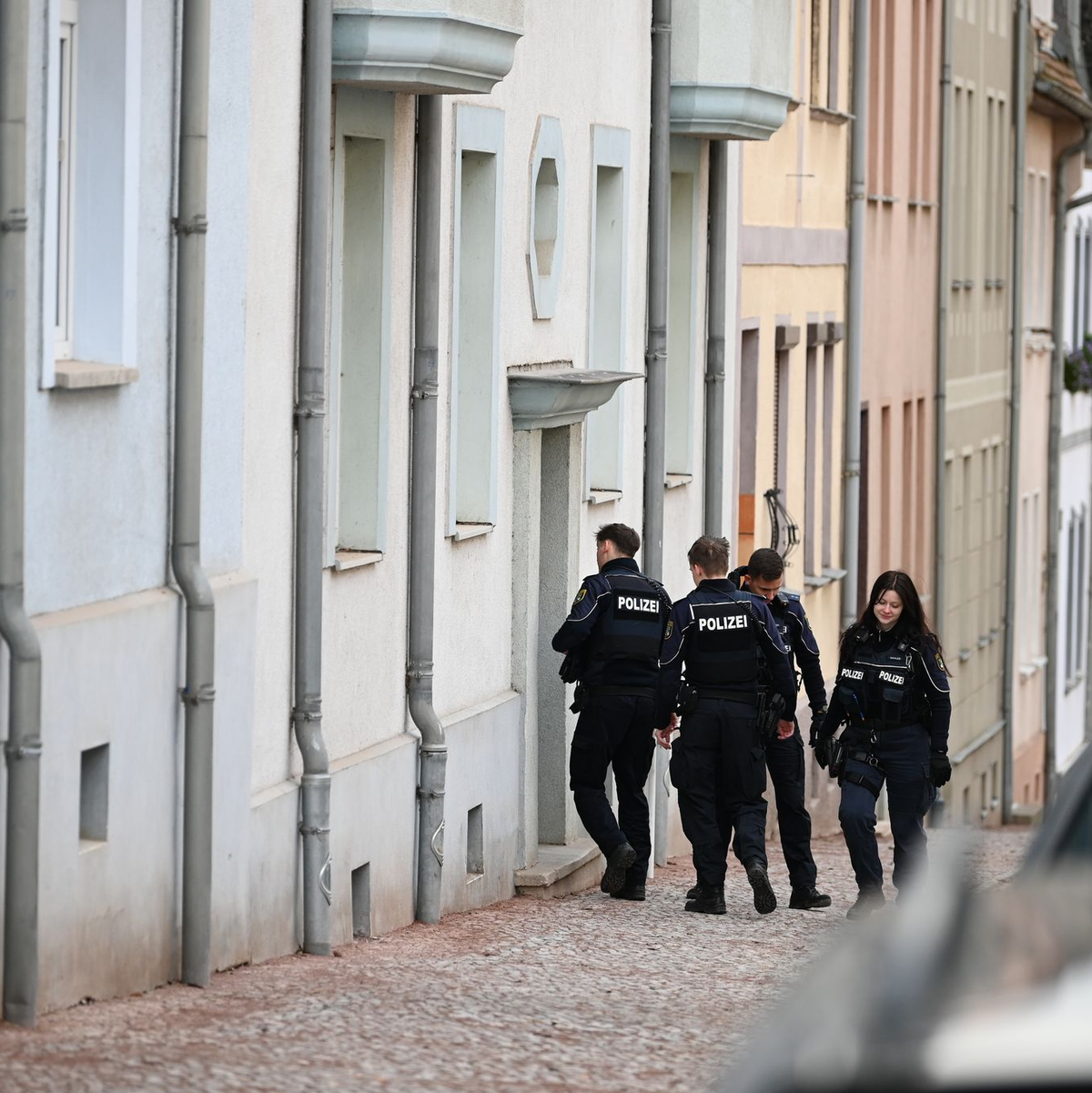 Menschen haben Blumen, Kerzen und Plüschtiere niedergelegt. - Foto: Heiko Rebsch/dpa