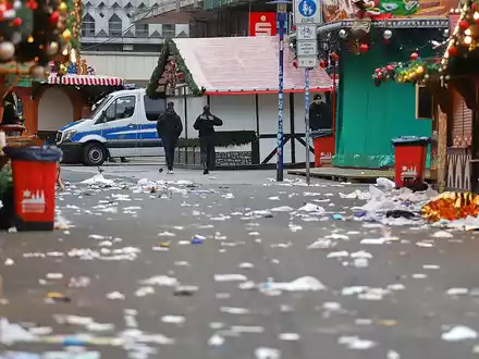 Tatort nach Anschlag auf Magdeburger Weihnachtsmarkt am 21.12.2024 - Foto: über dts Nachrichtenagentur