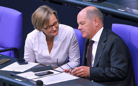 Franziska Brantner und Olaf Scholz (Archiv) - Foto: über dts Nachrichtenagentur