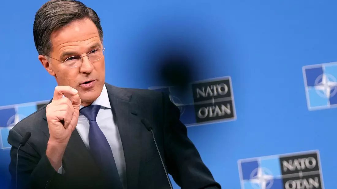 Nato-Generalsekretär Mark Rutte hält deutlich höhere Verteidigungsausgaben für notwendig. (Archivbild - Bild: Virginia Mayo/AP