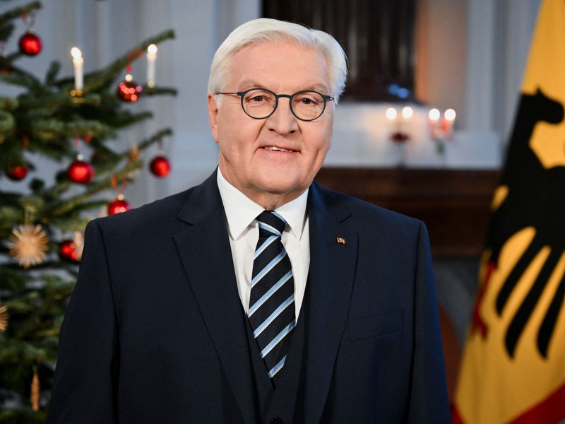 Bundespräsident Steinmeier sprach sein Mitgefühl mit den Angehörigen der Opfer von Magdeburg aus.  - Foto: Annegret Hilse/Reuters/Pool/dpa