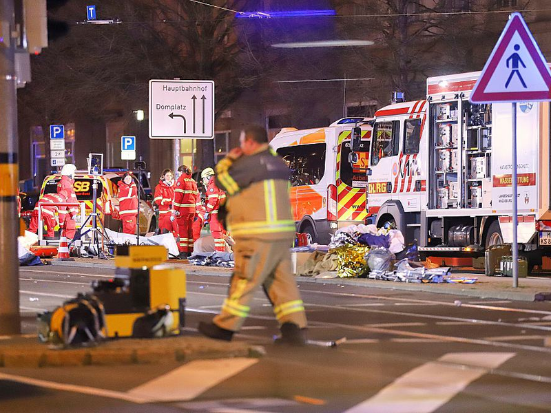 Anschlag auf Magdeburger Weihnachtsmarkt am 21.12.2024 - Foto: über dts Nachrichtenagentur