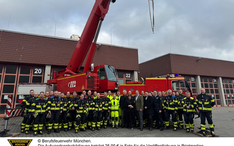 FW-M: OB Dieter Reiter besucht die Feuerwache 6 (Pasing) - Foto: presseportal.de