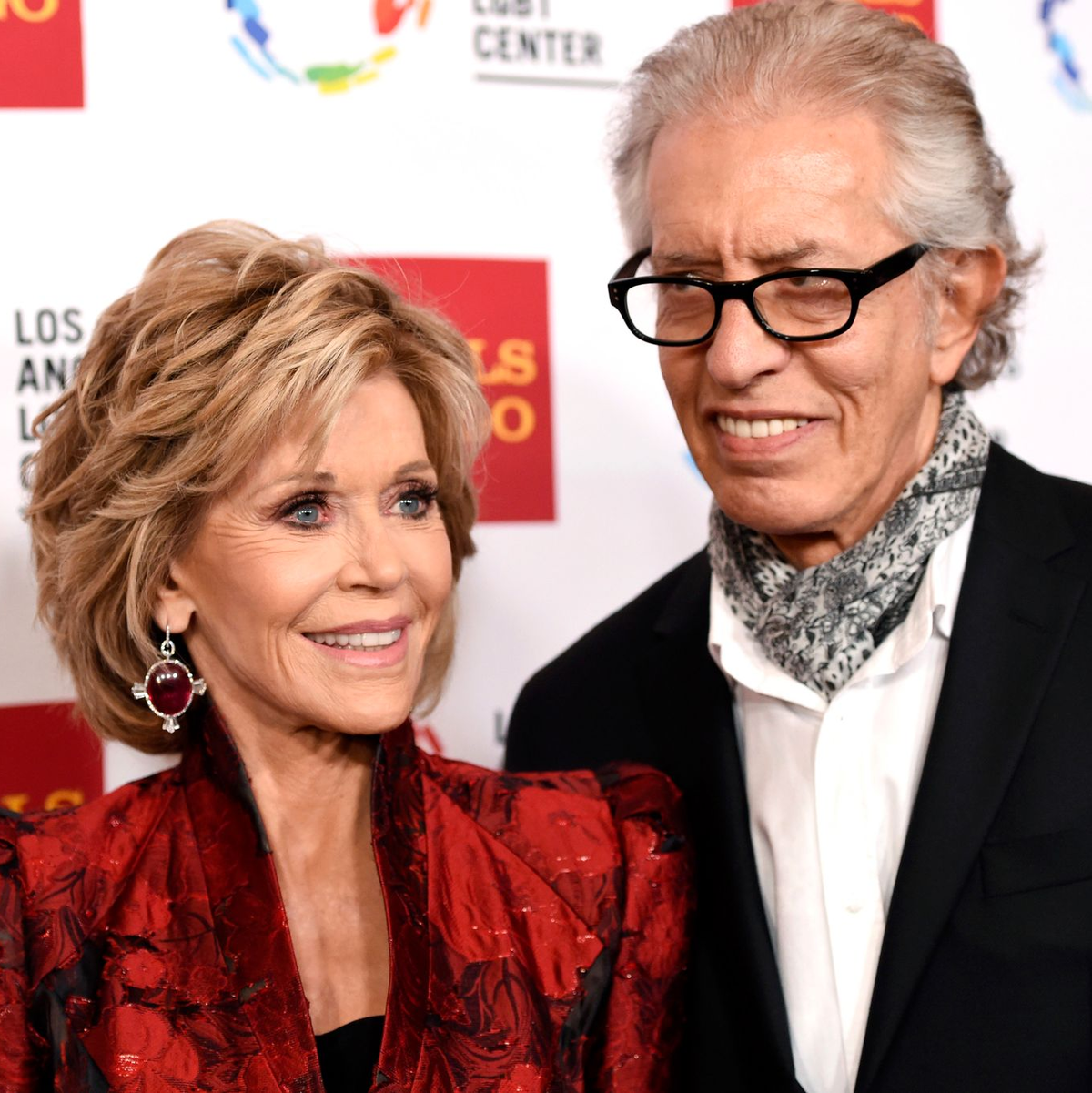 Richard Perry mit Ex-Partnerin Jane Fonda. (Archivbild) - Foto: Chris Pizzello/Invision via AP/dpa