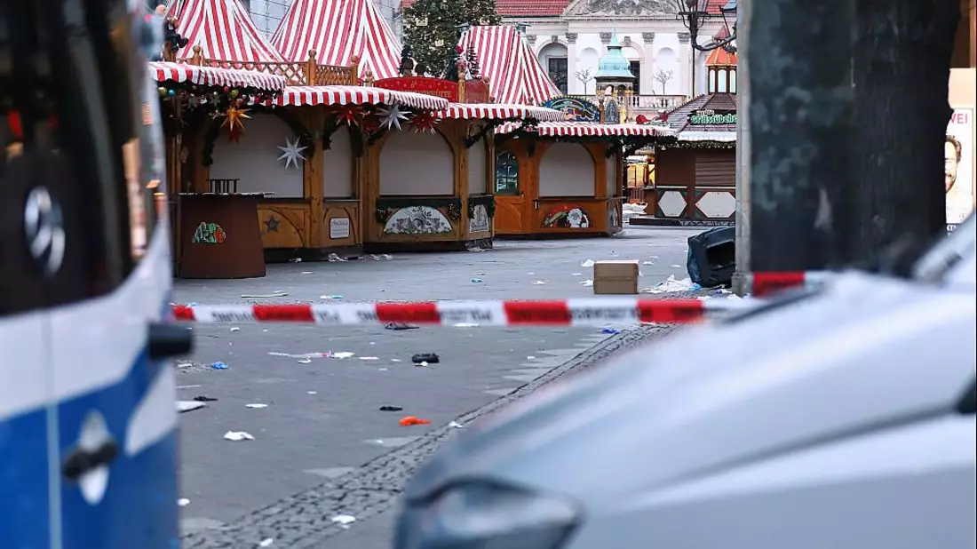 Anschlag auf Magdeburger Weihnachtsmarkt am 21.12.2024 - Bild: über dts Nachrichtenagentur