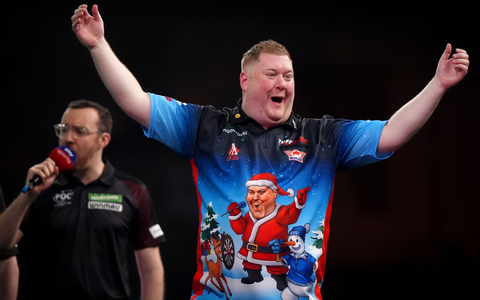 Ist im Ally Pally eine feste Größe: Ricky Evans. - Foto: Bradley Collyer/PA Wire/dpa