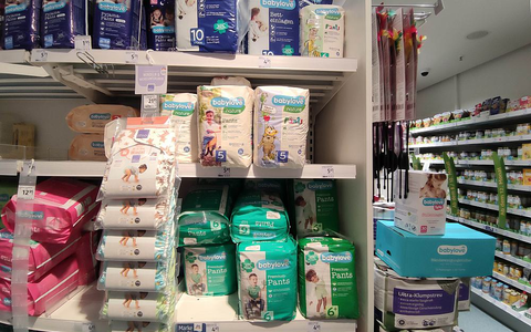 Windeln in einer Drogerie (Archiv) - Foto: über dts Nachrichtenagentur