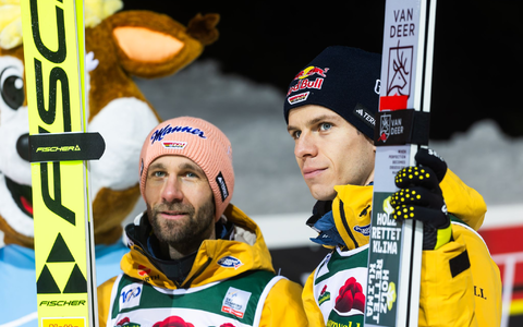 Deutschlands Hoffnungsträger: Paschke und Wellinger. - Foto: Philipp von Ditfurth/dpa