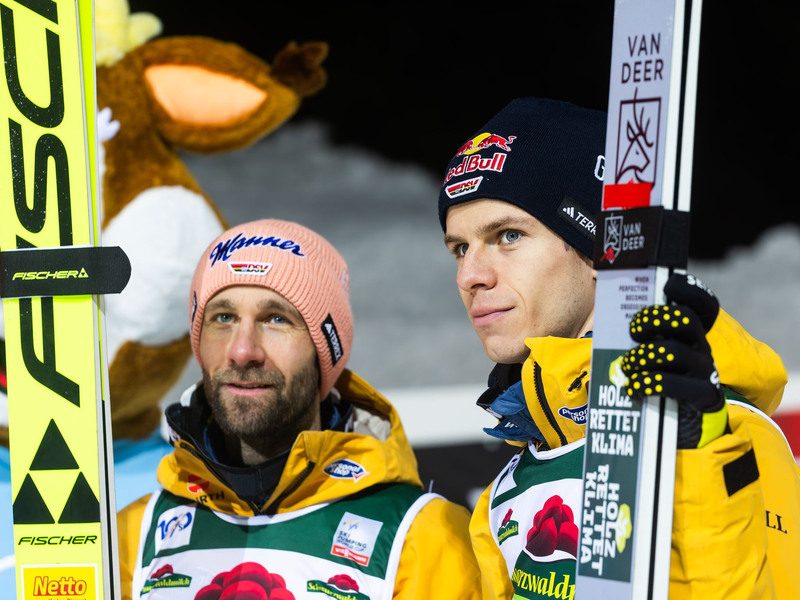 Deutschlands Hoffnungsträger: Paschke und Wellinger. - Foto: Philipp von Ditfurth/dpa