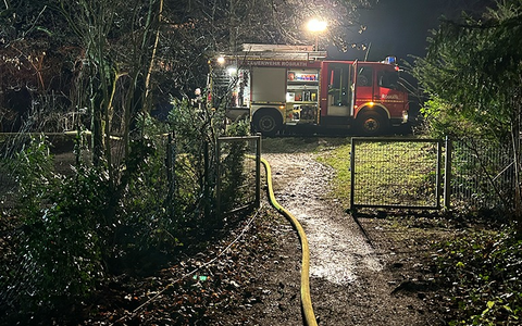 FW Rösrath: Brand in Kleingartensiedlung - Foto: presseportal.de