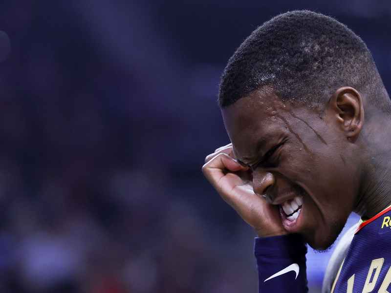 Dennis Schröder konnte mit den Golden State Warriors erneut nicht gewinnen. - Foto: Ryan Sun/AP/dpa