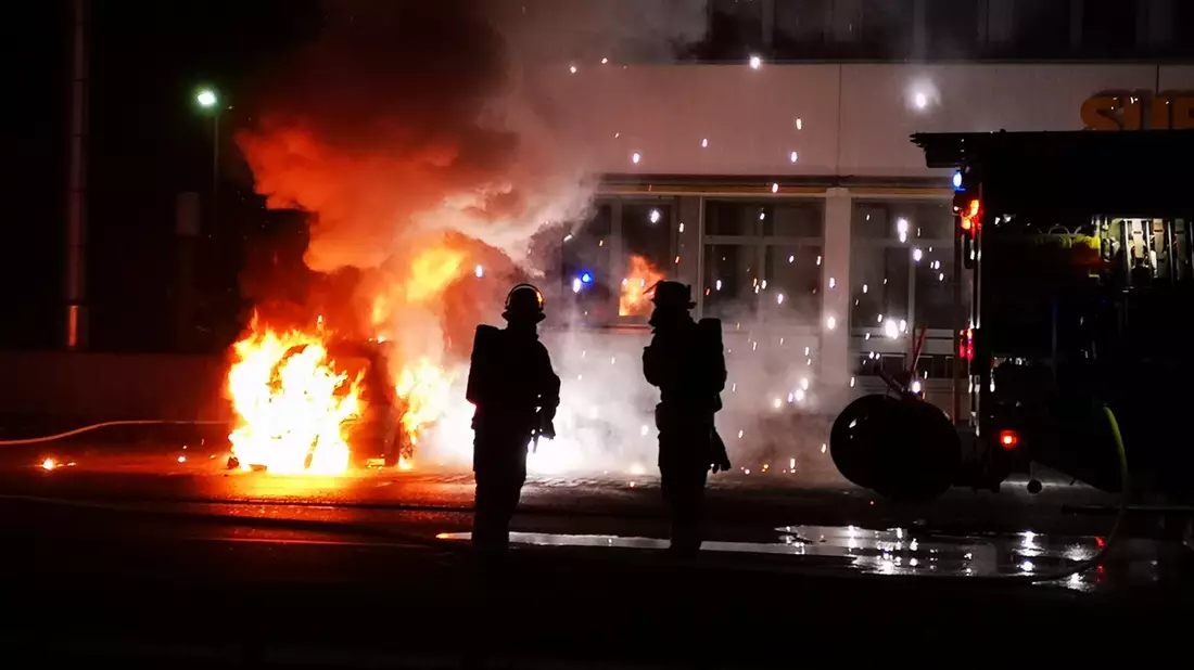 KFV Sigmaringen: Fahrzeugbrand - Bild: presseportal.de