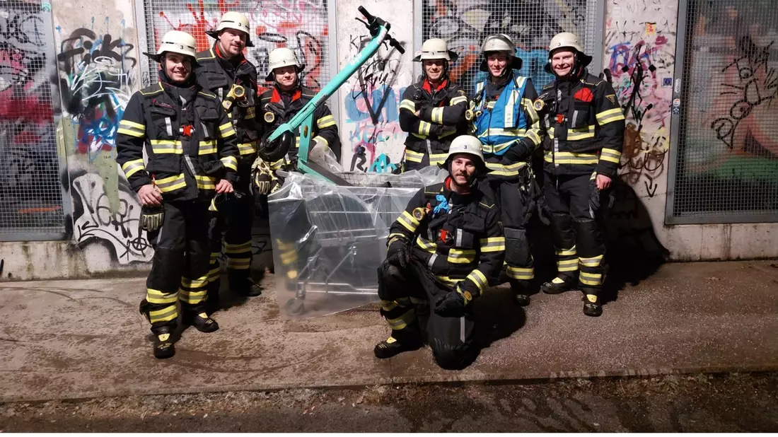 FW-M: Widerspenstiger E-Scooter und schwarzes Baguette - Bild: presseportal.de
