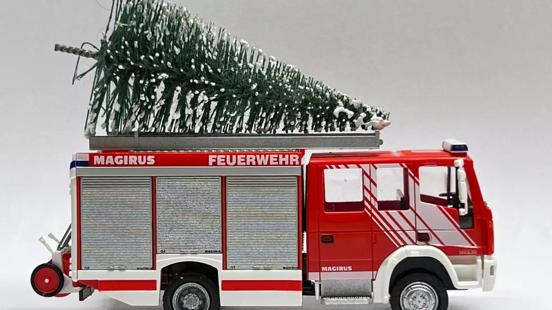 FW Beverungen: Tannenbaumsammelaktion der Jugendfeuerwehr Beverungen und Jugendfeuerwehr Herstelle - Bild: presseportal.de