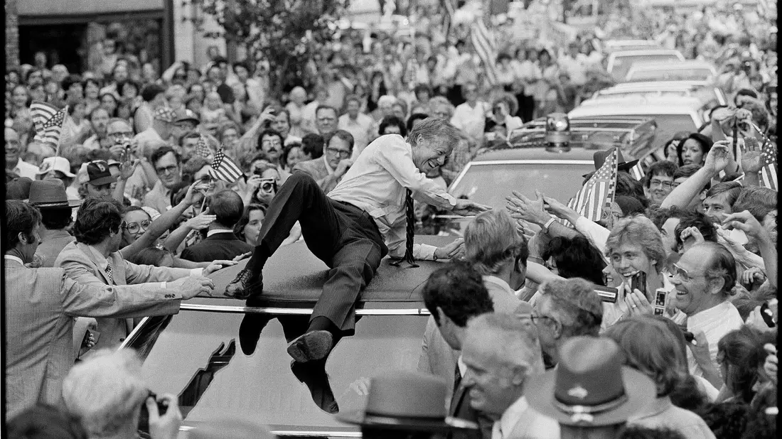 Mit 100 verstorben: Jimmy Carter. - Bild: Bob Daugherty/AP/dpa