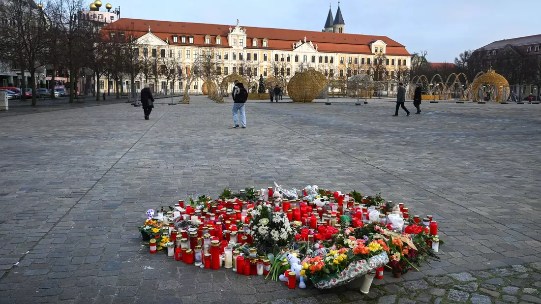  Fünf Menschen starben in Magdeburg, mehr als 200 wurden verletzt. - Bild: Heiko Rebsch/dpa