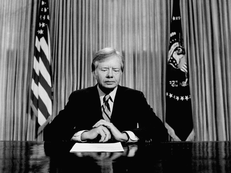 Weltweit zollten Politiker dem gestorbenen Ex-US-Präsidenten Carter Respekt. (Archivbild) - Foto: Uncredited/AP/dpa
