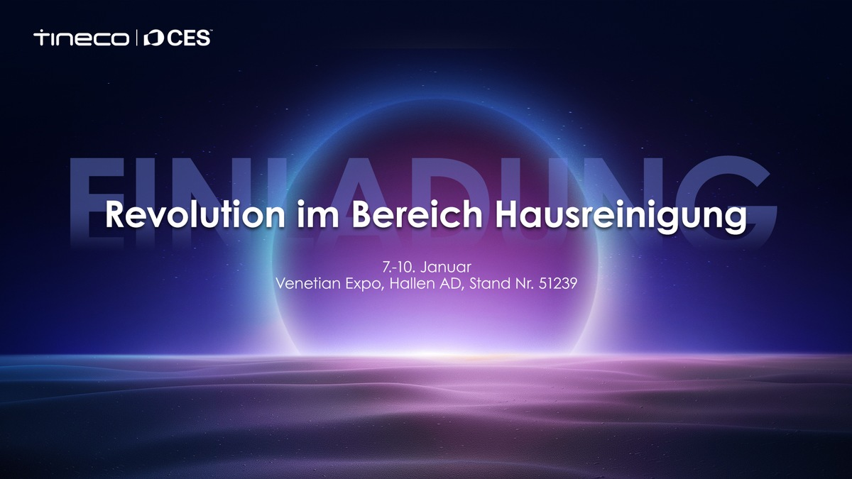 Tineco auf der CES 2025 - Ein Blick in die Zukunft der smarten Reinigungstechnologie - Foto: presseportal.de