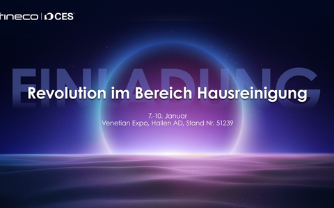 Tineco auf der CES 2025 - Ein Blick in die Zukunft der smarten Reinigungstechnologie - Foto: presseportal.de Tineco auf der CES 2025 - Ein Blick in die Zukunft der smarten Reinigungstechnologie - Foto: presseportal.de