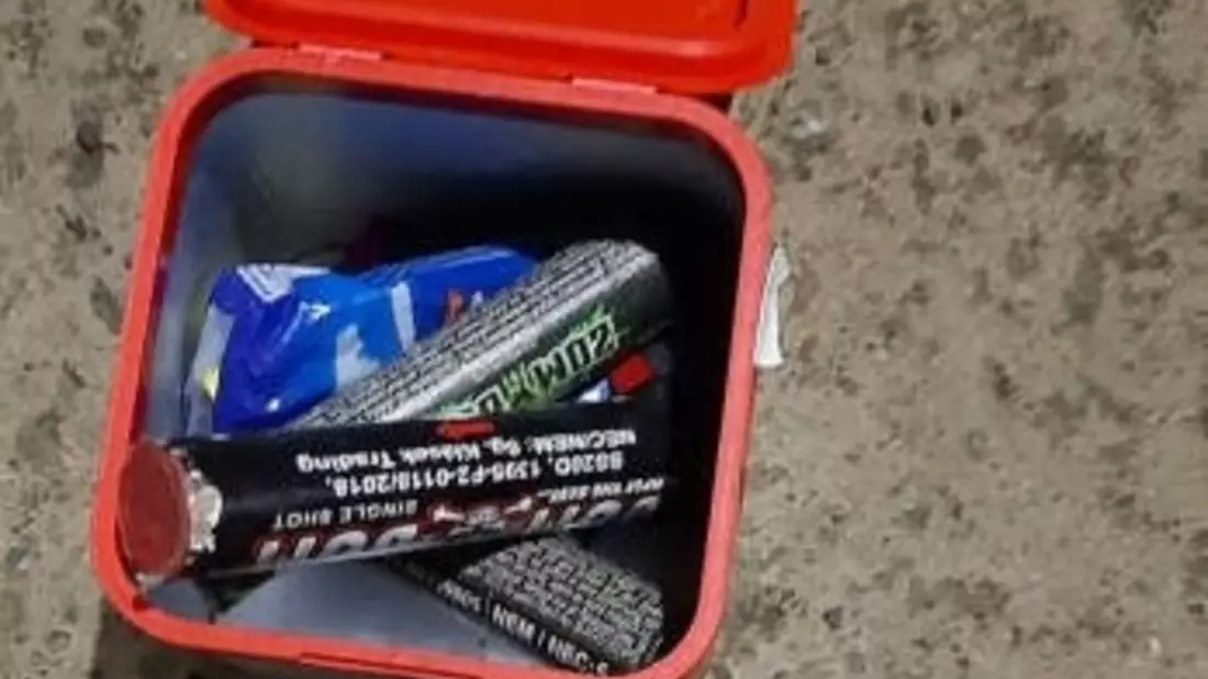 BPOLI EF: Mit verbotener Pyrotechnik im Zug unterwegs - Bild: presseportal.de