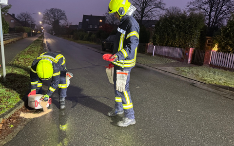 FW Flotwedel: Dieselspur sorgt für Feuerwehreinsatz in Klein Eicklingen - Foto: presseportal.de