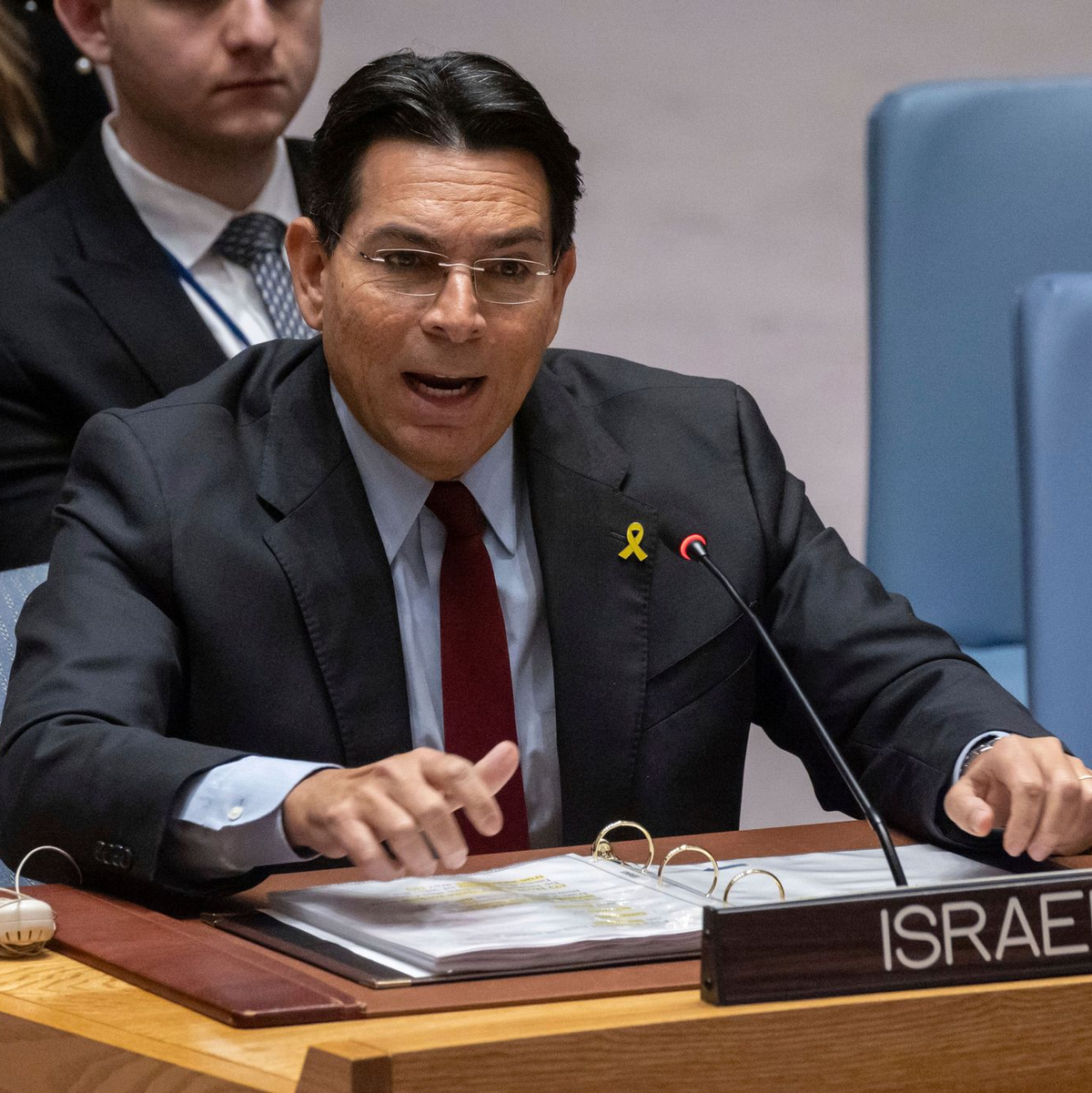Israels UN-Botschafter Danon warnt die Huthi-Miliz mit scharfen Worten. (Archivbild) - Foto: Yuki Iwamura/FR171758 AP/AP