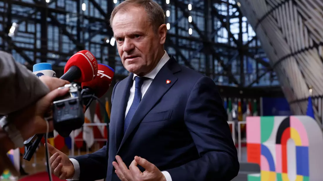 Polens Ministerpräsident Donald Tusk weiß, was auf seine Regierung zukommt: Er war 2014 bis 2019 hauptamtlicher EU-Ratspräsident. (Archivbild) - Bild: Omar Havana/AP/dpa
