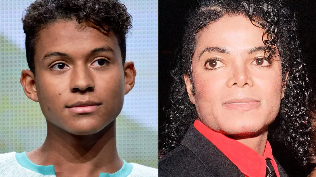 Jaafar Jackson (l), Neffe des 2009 gestorbenen «King of Pop» Michael Jackson.  - Bild: -/AP/dpa