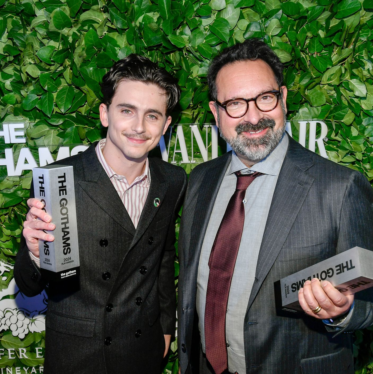 Timothée Chalamet und Regisseur James Mangold bei der Pressetour zu ihrem neuen Film. - Foto: Evan Agostini/Invision via AP/dpa
